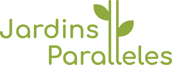 Logo "Jardins Parallèles" sur le site-portfolio de Marta Smirnova